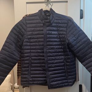 Eddie Bauer Women’s Dark Blue Down 650 Puffer Jacket